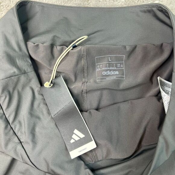 Adidas Ultimate 365 Tour Pleated Golf Skirt Skort Charcoal Gray Size Large NEW - Picture 4 of 16